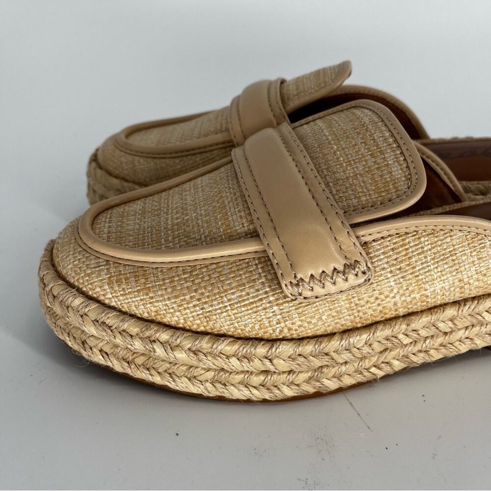 Zodiac Gizelle Espadrille Platform Mules natural beige NWOB - 10 - Picture 4 of 11